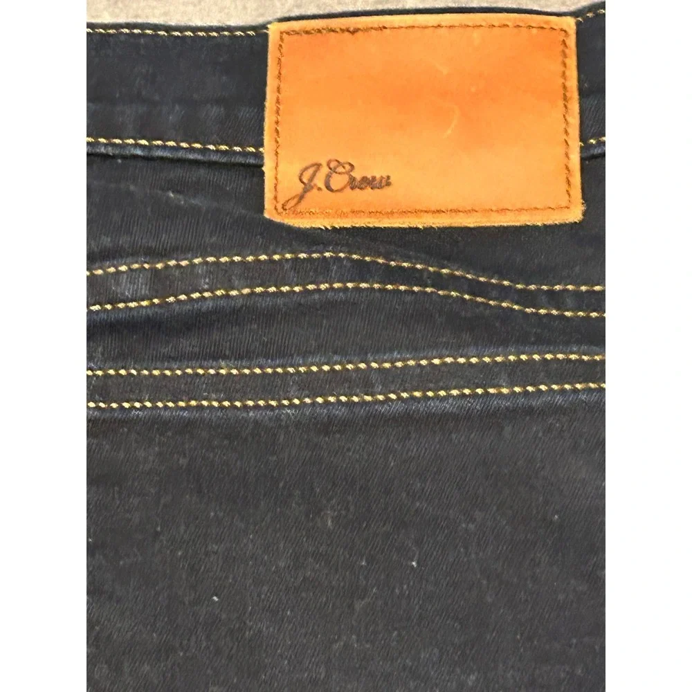 J.Crew Matchstick Jeans Womens 31 Dark Wash Indigo Straight Leg Denim Pants